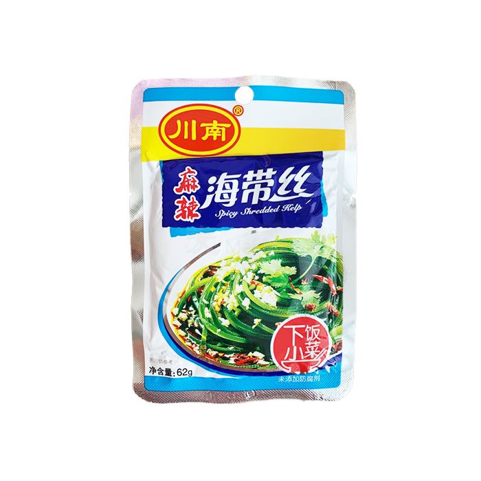 川南 海带丝 麻辣味 63g | ChuanNan Sliced Kelp Sichuan Spicy 63g