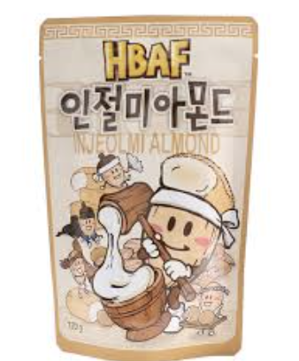 HBAF 香脆杏仁 糯米糍味 120g | HBAF Crispy Almonds Nuomici Flavor 120g