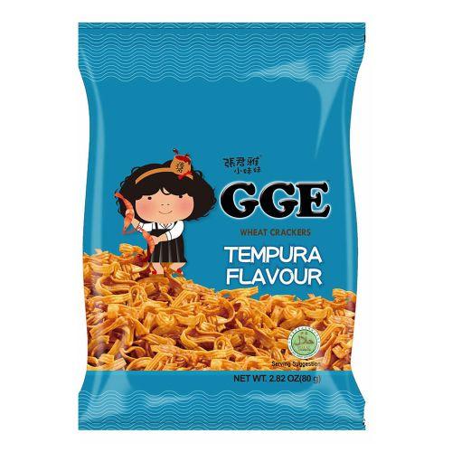 张君雅小妹妹 天妇罗味 碎面 80g | TW GGE Wheat Crackers Tempura Flavor 80g