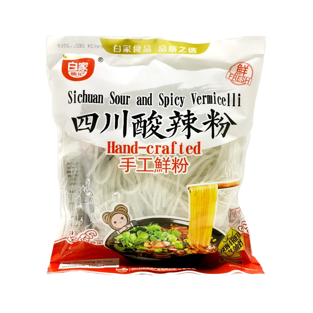 BJ Sichuan Hot Sour Vermicelli 190g=