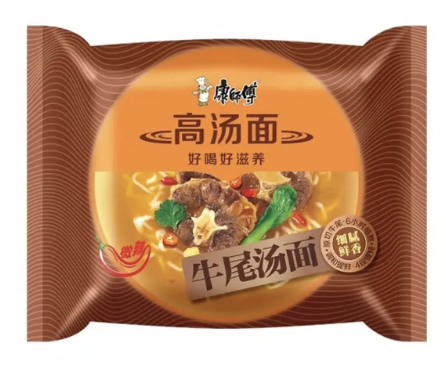 康师傅 高汤面 牛尾汤方便面 109g | Mr. Kon Instant Noodle Oxtail Soup Flav. 109g