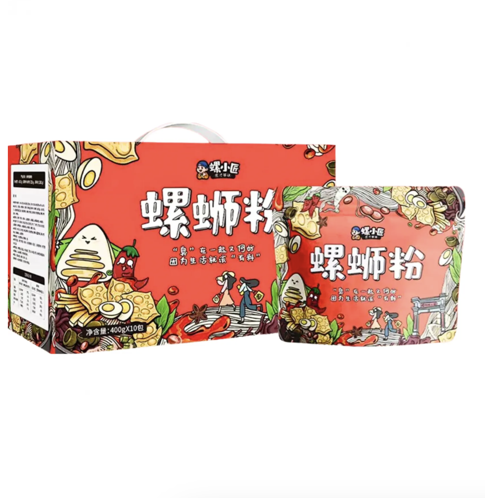 LXJ Instant Snail Noodles 400g | 螺小匠 螺蛳粉 400g