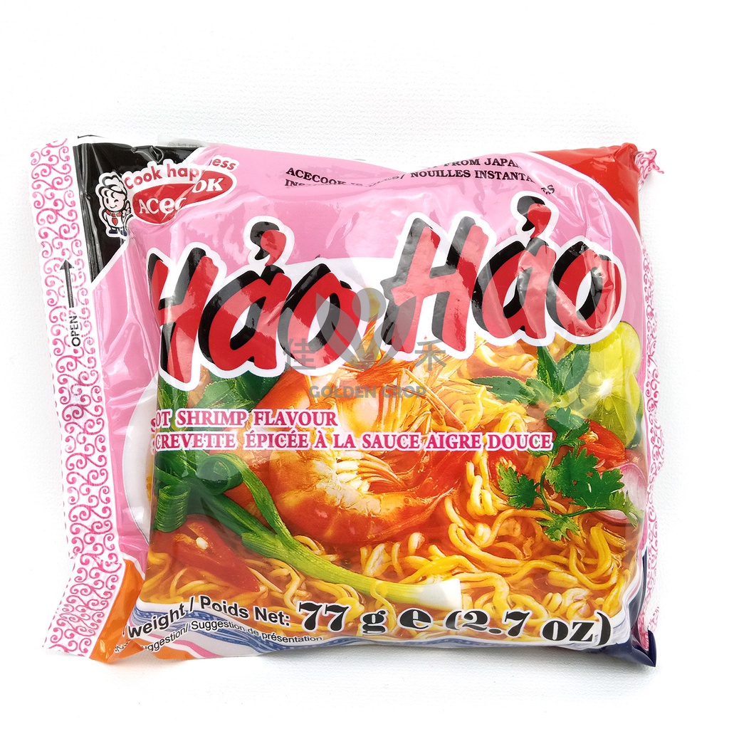 好好 酸辣虾味面  77g | HH Instant Noodle Shrimp 77g 