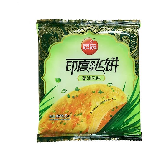 思念 印度飞饼 葱香味 300g | SYNEAR Roti Paratha Onion 300g