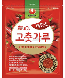 [44582]  Nongshim Red Pepper Powder Fine 500g | 农心 细磨辣椒粉 500g