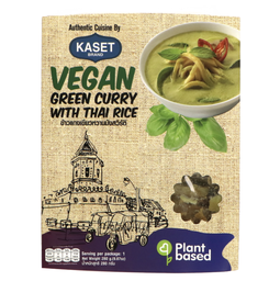 [43345] KASET Instant Curry Green Curry Vegan Flavor 280g | KASET 即食咖喱 绿咖喱味 280g