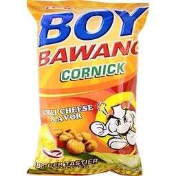 [60506] ASEA BOY BAWANG Cornick Chili Cheese Flav. 80g | BOY BAWANG 玉米零食 辣椒奶酪味 80g