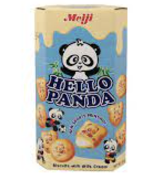 [24251] MEIJI 你好熊猫饼干 牛奶味 50g | MEIJI Hello Panda Milk Flav. 50g