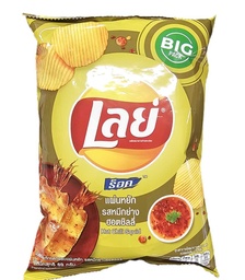 [32147] LAYS CuttleFish Hot Chili 69G/PKT | Lays 辣鱿鱼味薯片 69G