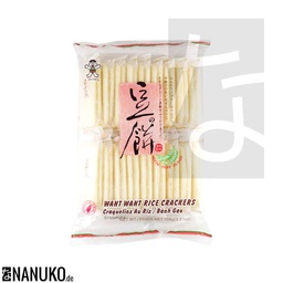 [61215] WANT WANT SENBEI RICE CRACKERS GREEN PEA 108g | 旺旺 豆饼 108g