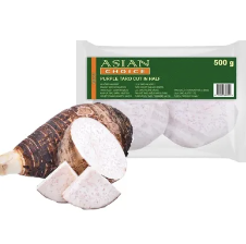 [80415] ASIAN CHOICE 冷冻芋头 半切 500g | ASIAN CHOICE Taro Half Cut Purple 500g