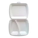 [70391-1] Foam Container(2 part) 125Pcs/bag | 泡沫外卖盒 (二小味)/ 条