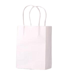[70411] JUKU 白色纸外卖袋 长32cm*高30cm*宽18cm 250个/箱 | JUKU White Paper Bag 32*30*18cm*250pcs/CTN