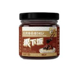 [40542] CHIN EAT Red Chilli Black Bean Spicy Sauce 220g | 喜优味 狠下饭 鲜红椒豆豉辣酱 220g