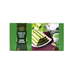 [64222] CFG Green Tea Biscuit Roll 124g | 脆香园 绿茶卷 124g