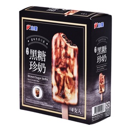 [80379] 小美 黑糖珍奶冰棒 80g*4 支装 | Xiao Mei Brown Sugar Boba Ice Bar 80g *4/unit