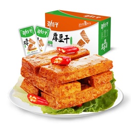 [60861] 劲仔 厚豆干 泡椒味 400g | Jinzai Fried Tofu Pickled Chili Flavor 400g