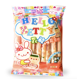 [60698] HELLO BETTY 果冻条 乳酸菌味 300g | HELLO BETTY Jelly Strip Yogurt Flavor 300g